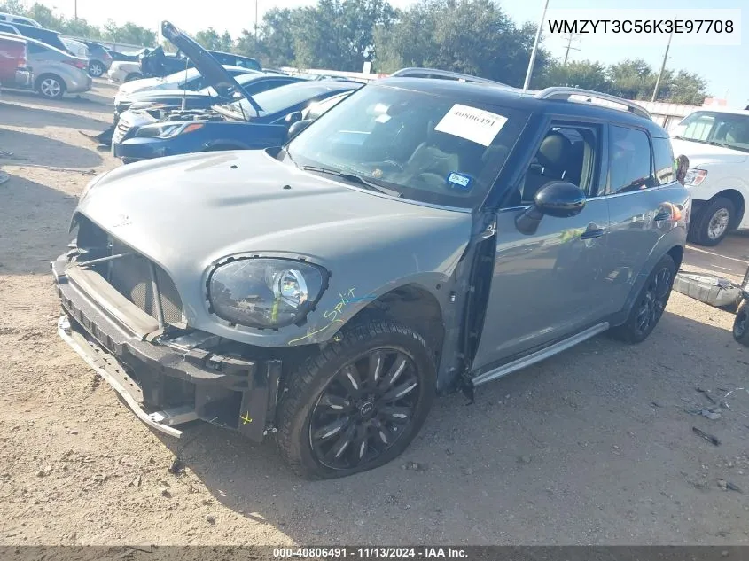 2019 Mini Countryman Cooper S VIN: WMZYT3C56K3E97708 Lot: 40806491