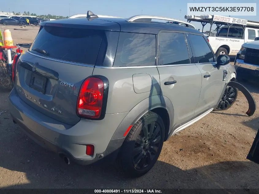 2019 Mini Countryman Cooper S VIN: WMZYT3C56K3E97708 Lot: 40806491