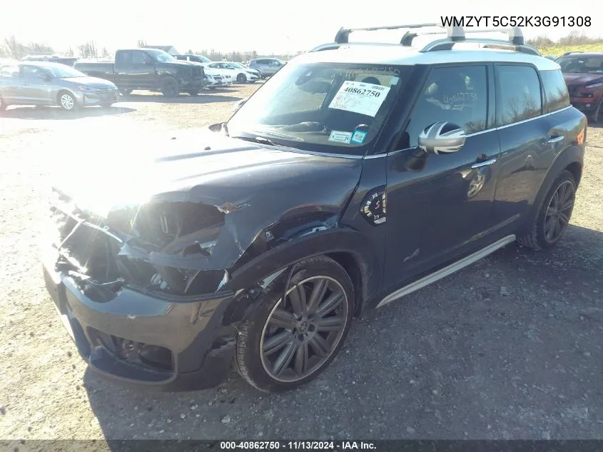 2019 Mini Countryman Cooper S VIN: WMZYT5C52K3G91308 Lot: 40862750