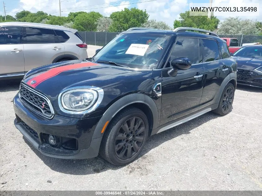 2020 Mini Countryman Cooper S VIN: WMZYW7C0XL3L35498 Lot: 39946548