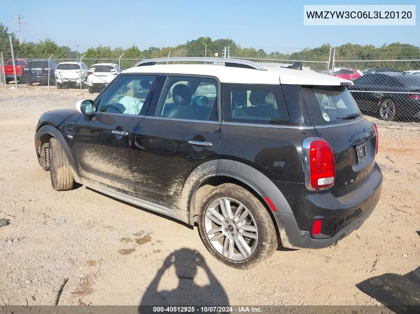 2020 Mini Countryman Cooper VIN: WMZYW3C06L3L20120 Lot: 40512925