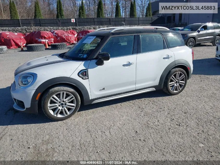 2020 Mini Countryman Cooper S VIN: WMZYX1C05L3L45883 Lot: 40690925