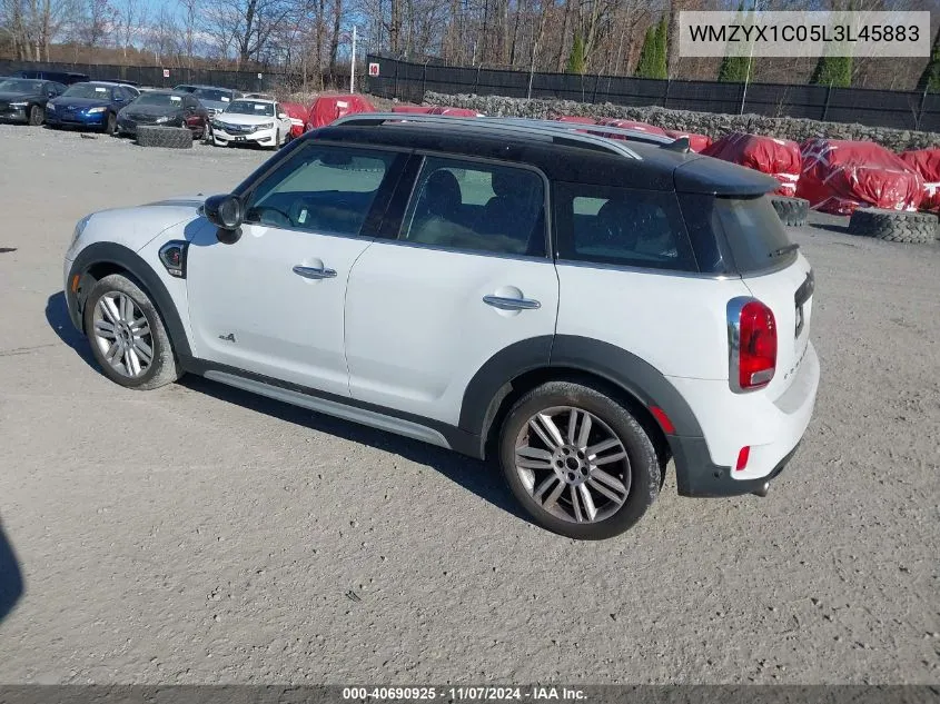 2020 Mini Countryman Cooper S VIN: WMZYX1C05L3L45883 Lot: 40690925