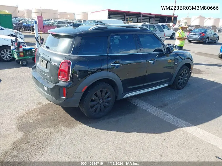 2021 Mini Countryman Oxford Edition VIN: WMZ23BR03M3M80666 Lot: 40815719