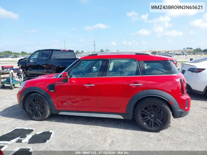 2022 Mini Countryman Cooper VIN: WMZ43BR09N3N65621 Lot: 39947315