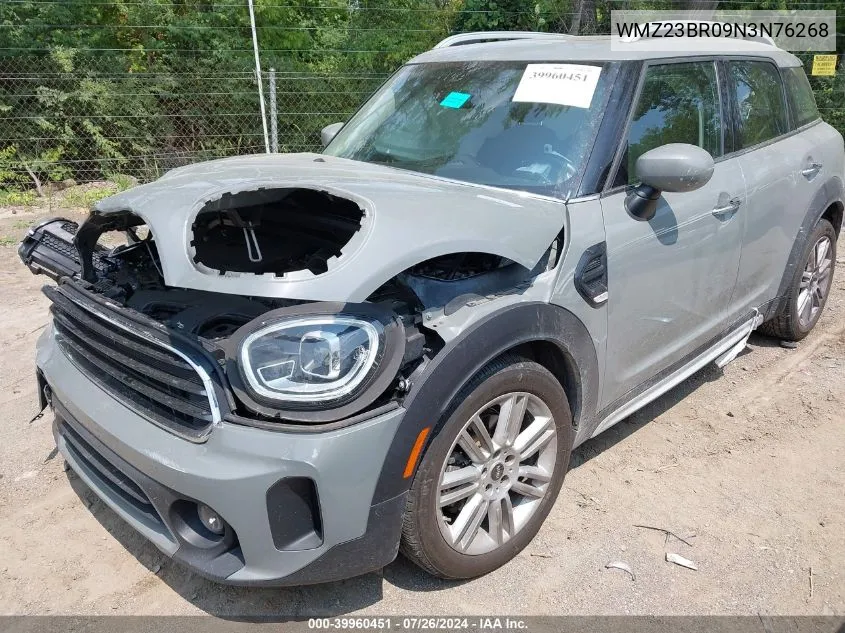 WMZ23BR09N3N76268 2022 Mini Countryman Cooper