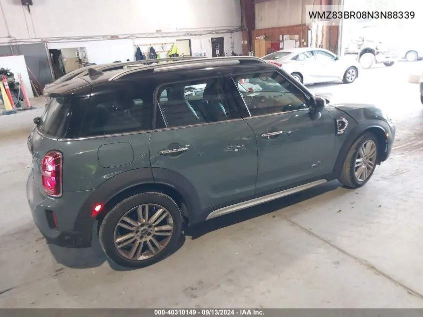 WMZ83BR08N3N88339 2022 Mini Countryman Cooper S