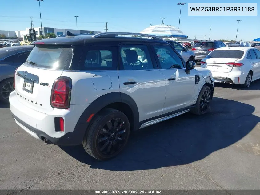 2023 Mini Countryman Cooper S VIN: WMZ53BR01P3R31188 Lot: 40560789