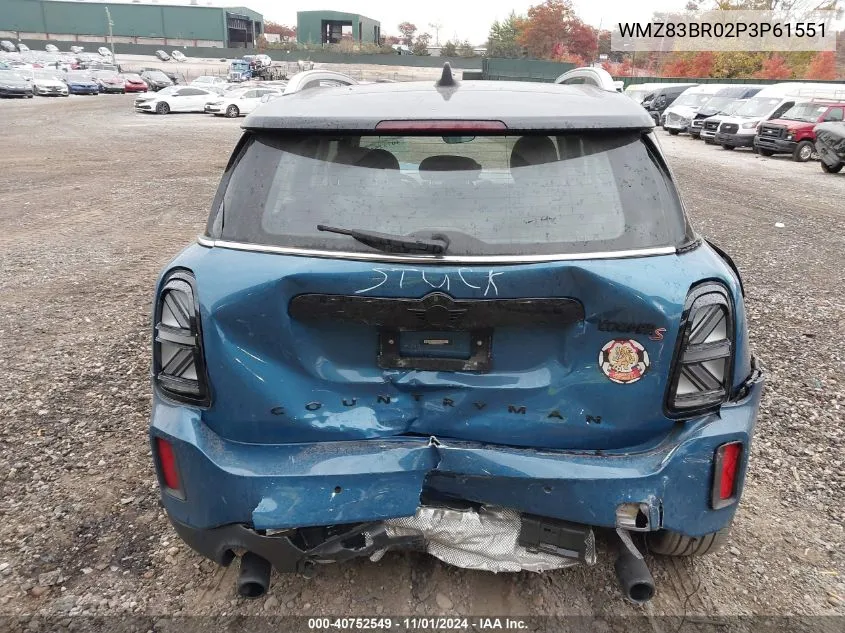 2023 Mini Countryman Cooper S VIN: WMZ83BR02P3P61551 Lot: 40752549