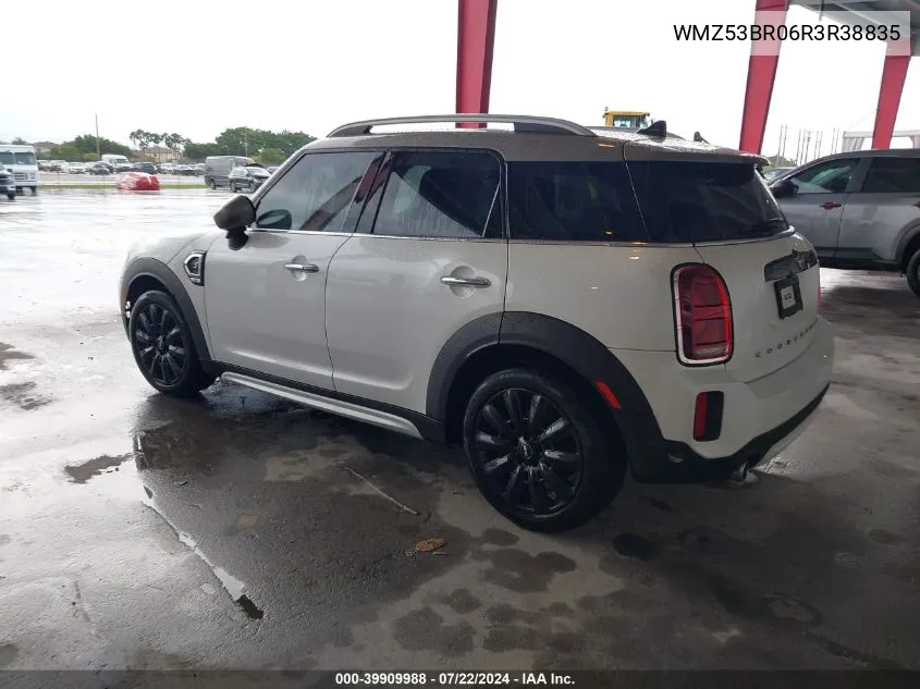 2024 Mini Countryman Cooper S VIN: WMZ53BR06R3R38835 Lot: 39909988