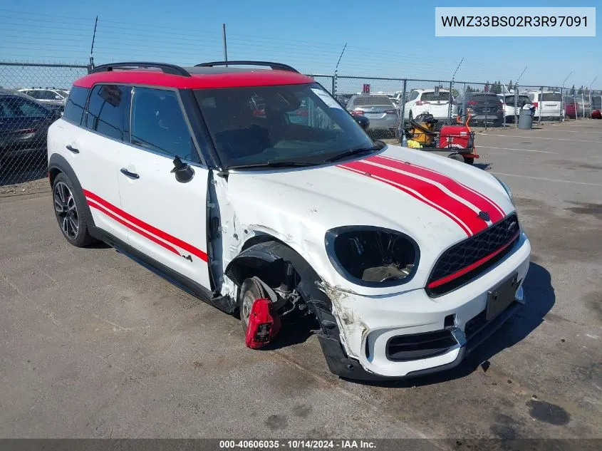 2024 Mini Countryman John Cooper Works VIN: WMZ33BS02R3R97091 Lot: 40606035