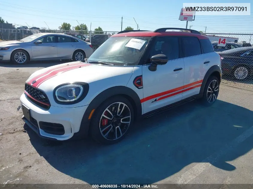 2024 Mini Countryman John Cooper Works VIN: WMZ33BS02R3R97091 Lot: 40606035