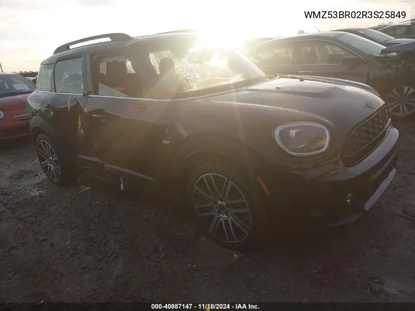 2024 Mini Countryman Cooper S VIN: WMZ53BR02R3S25849 Lot: 40887147