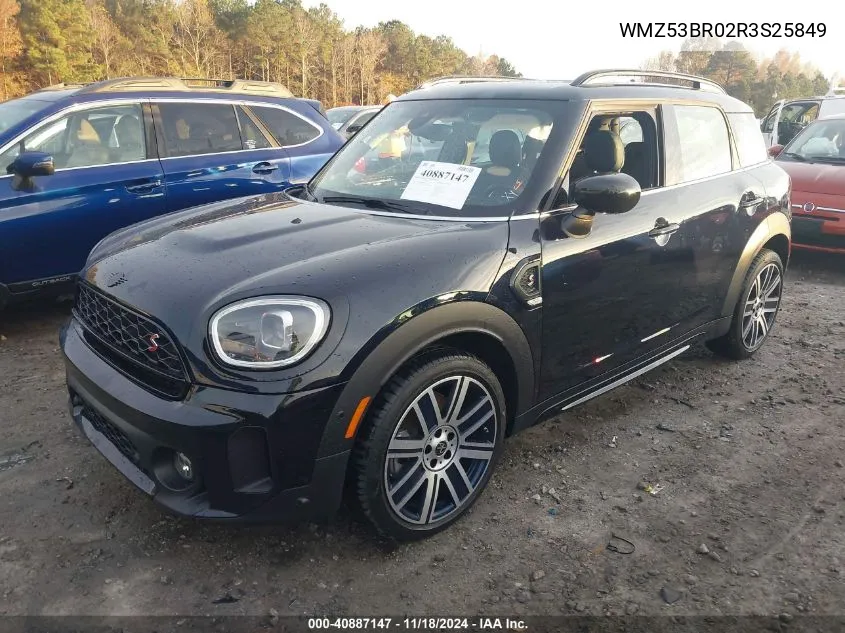 2024 Mini Countryman Cooper S VIN: WMZ53BR02R3S25849 Lot: 40887147