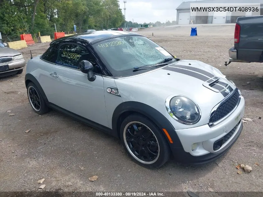 WMWSX3C54DT408936 2013 Mini Coupe Cooper S