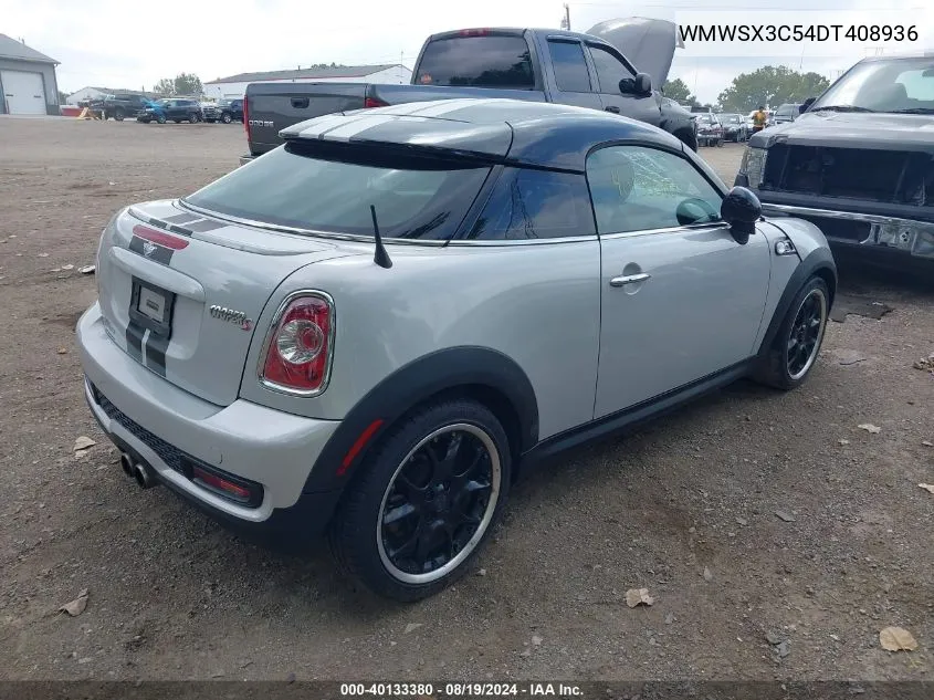 WMWSX3C54DT408936 2013 Mini Coupe Cooper S