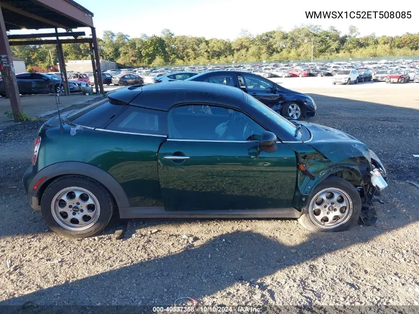 2014 Mini Coupe Cooper VIN: WMWSX1C52ET508085 Lot: 40537358