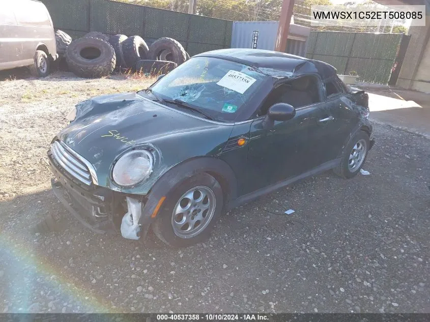 2014 Mini Coupe Cooper VIN: WMWSX1C52ET508085 Lot: 40537358