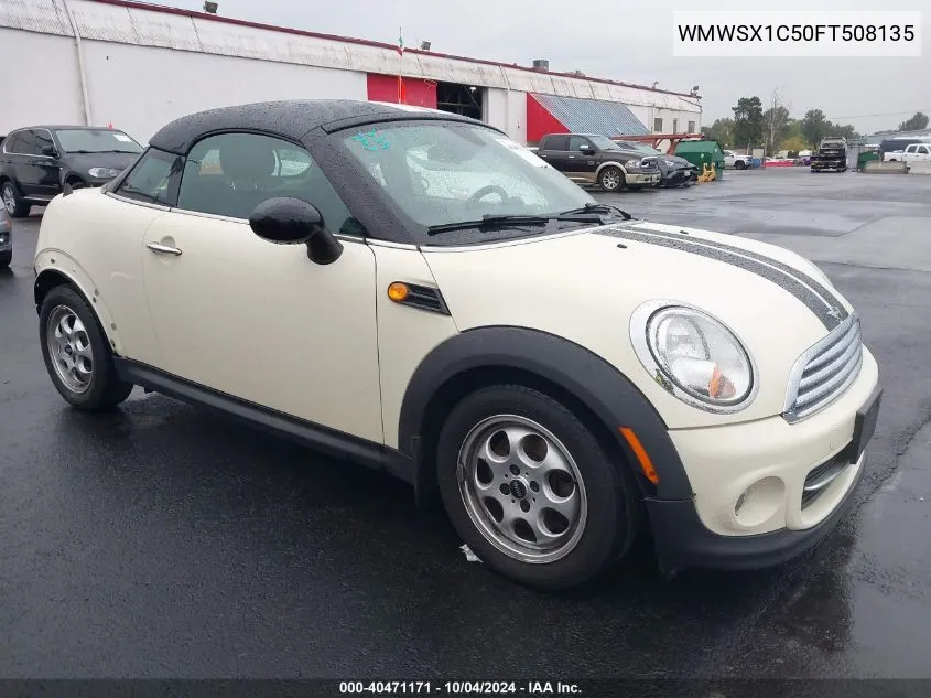 WMWSX1C50FT508135 2015 Mini Coupe Cooper