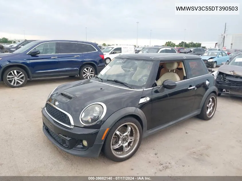 2013 Mini Hardtop Cooper S VIN: WMWSV3C55DT390503 Lot: 39882140