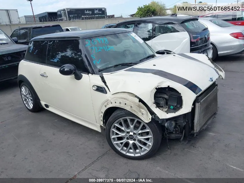 2013 Mini Hardtop Cooper VIN: WMWSU3C56DT685452 Lot: 39977375