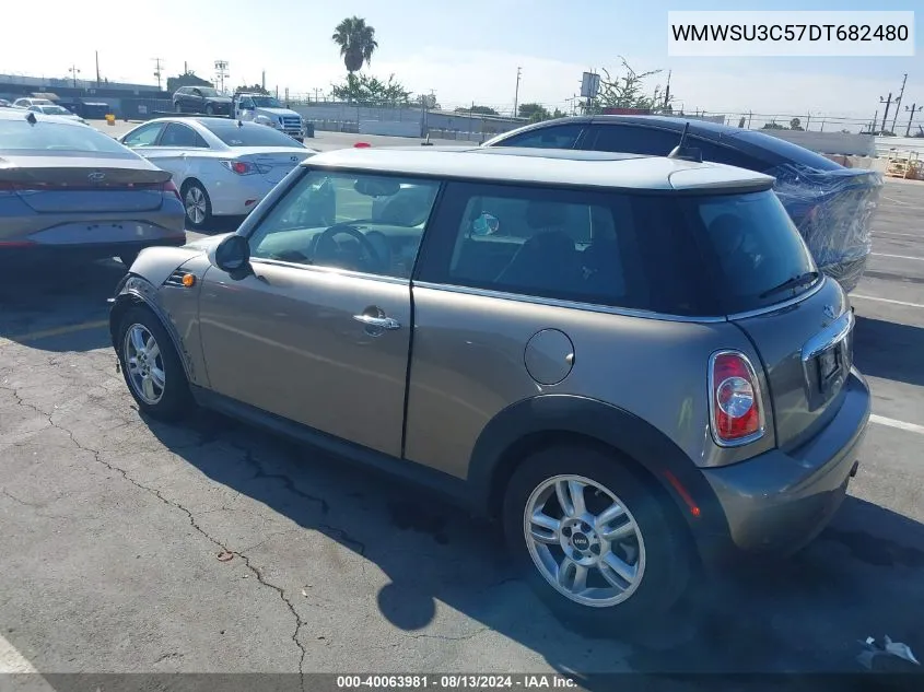 WMWSU3C57DT682480 2013 Mini Hardtop Cooper