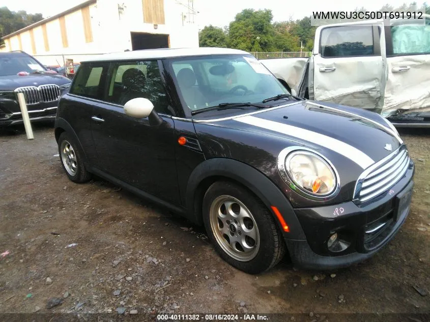 2013 Mini Hardtop Cooper VIN: WMWSU3C50DT691912 Lot: 40111382