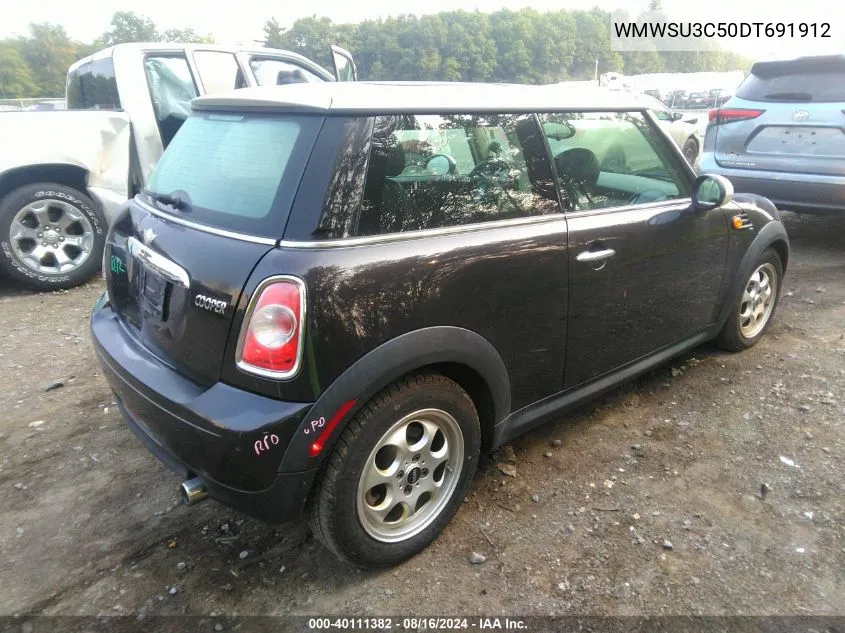 WMWSU3C50DT691912 2013 Mini Hardtop Cooper