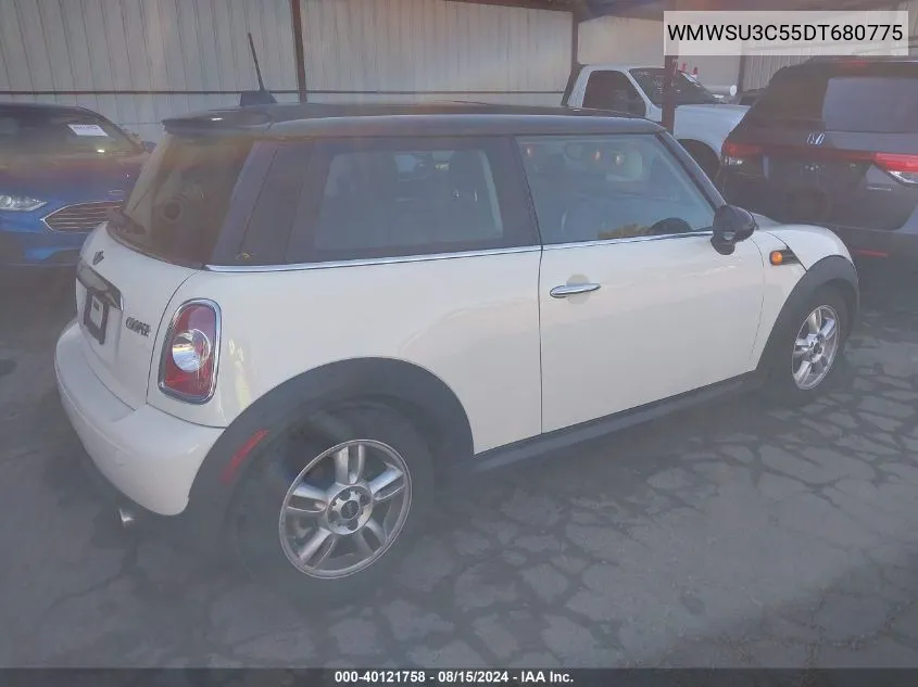 WMWSU3C55DT680775 2013 Mini Hardtop Cooper