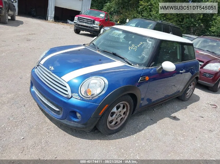 WMWSU3C51DT545051 2013 Mini Hardtop Cooper