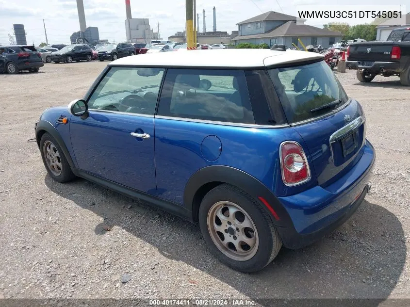 WMWSU3C51DT545051 2013 Mini Hardtop Cooper