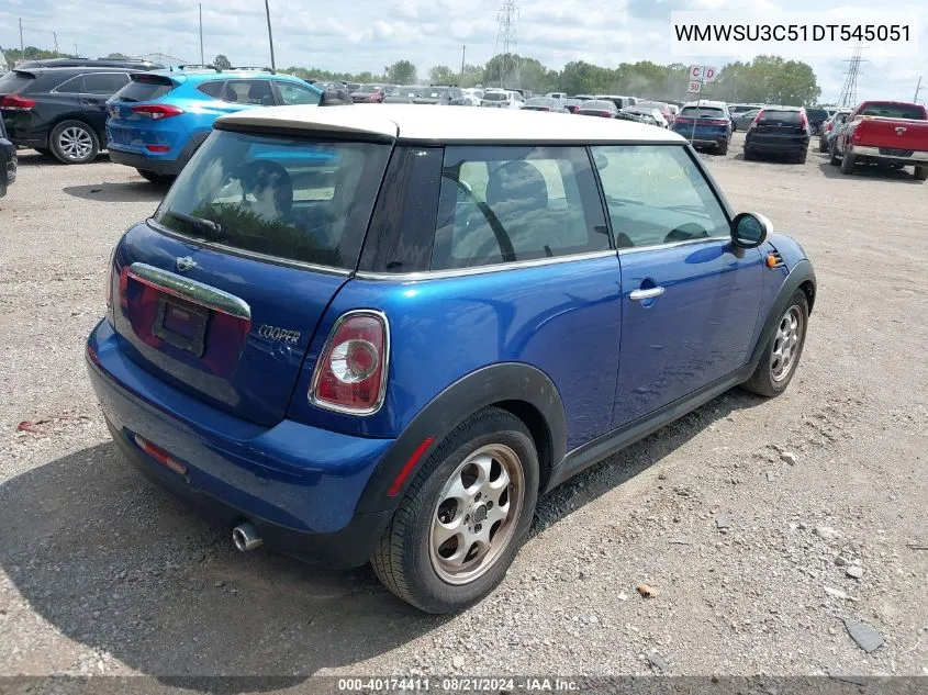 WMWSU3C51DT545051 2013 Mini Hardtop Cooper