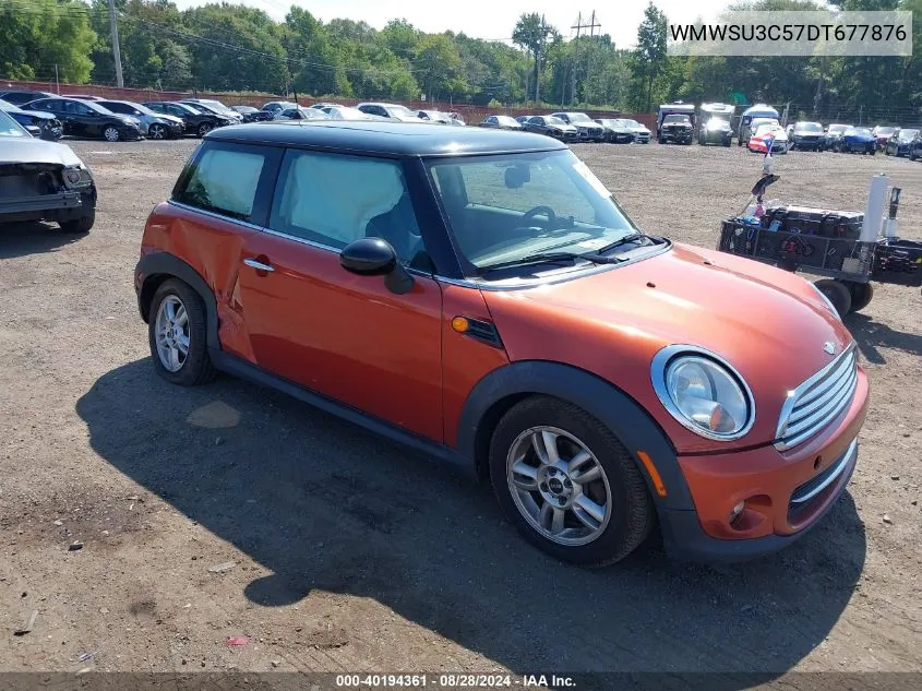 WMWSU3C57DT677876 2013 Mini Hardtop Cooper