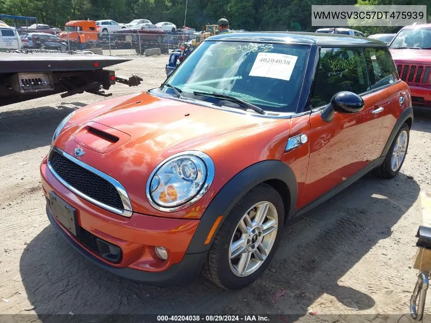 WMWSV3C57DT475939 2013 Mini Hardtop Cooper S