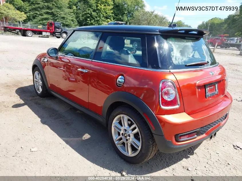 WMWSV3C57DT475939 2013 Mini Hardtop Cooper S