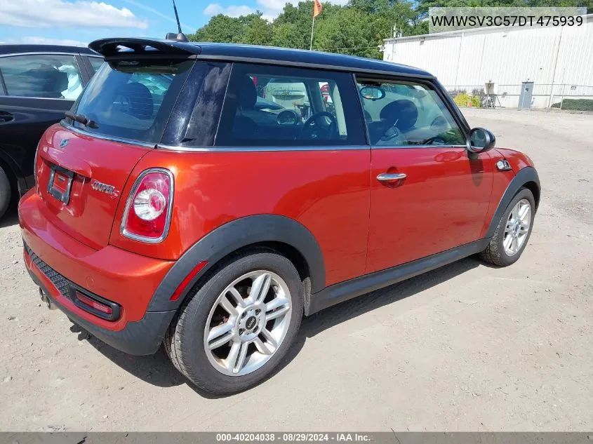 WMWSV3C57DT475939 2013 Mini Hardtop Cooper S