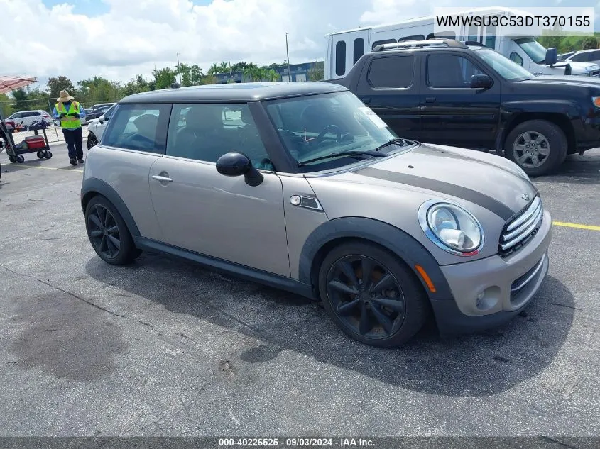 WMWSU3C53DT370155 2013 Mini Hardtop Cooper