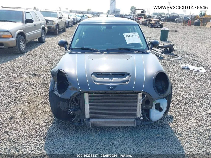 2013 Mini Hardtop Cooper S VIN: WMWSV3C5XDT475546 Lot: 40233437