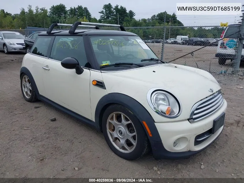 2013 Mini Hardtop Cooper VIN: WMWSU3C59DT685199 Lot: 40259836