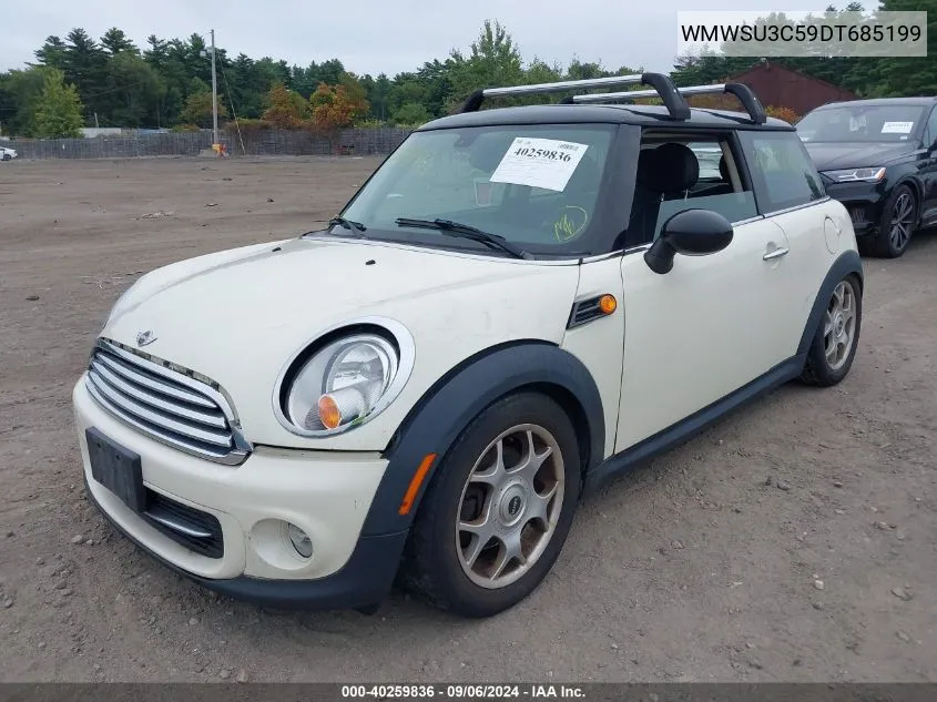 WMWSU3C59DT685199 2013 Mini Hardtop Cooper