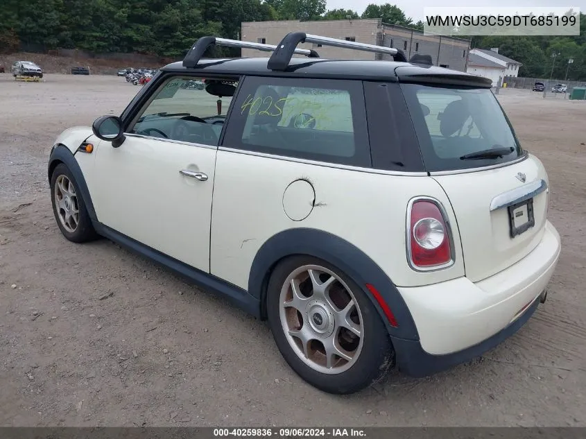 WMWSU3C59DT685199 2013 Mini Hardtop Cooper