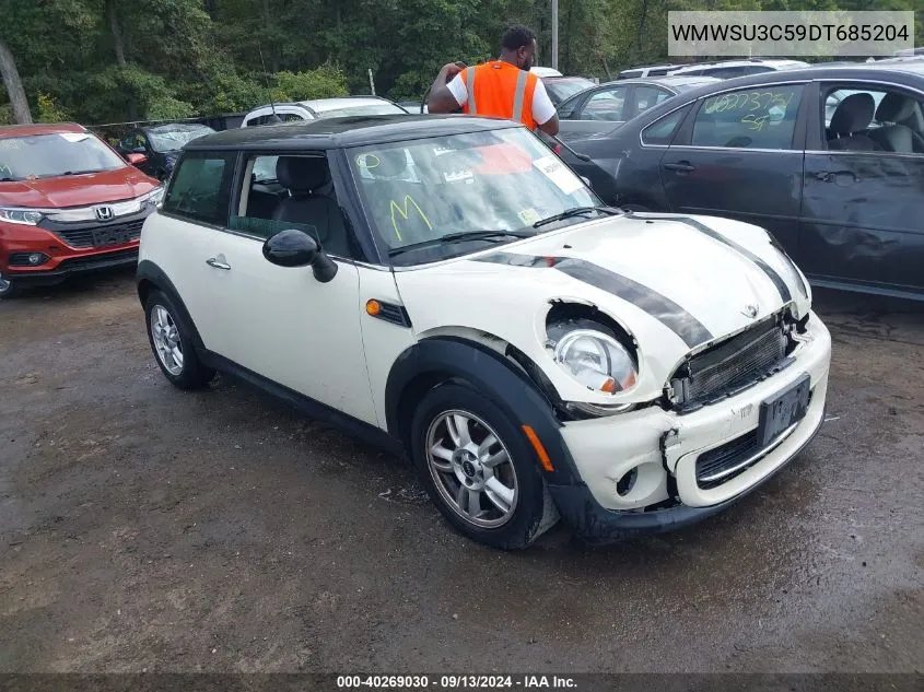 2013 Mini Hardtop Cooper VIN: WMWSU3C59DT685204 Lot: 40269030