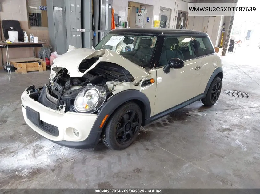 WMWSU3C5XDT687639 2013 Mini Hardtop Cooper