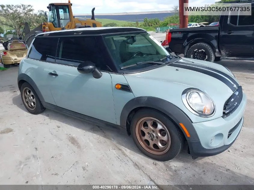 2013 Mini Hardtop Cooper VIN: WMWSU3C56DT677335 Lot: 40296178