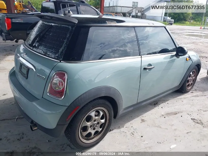 2013 Mini Hardtop Cooper VIN: WMWSU3C56DT677335 Lot: 40296178