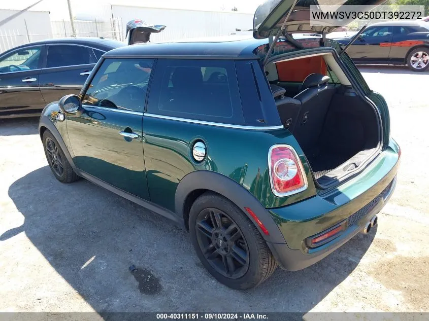 2013 Mini Hardtop Cooper S VIN: WMWSV3C50DT392272 Lot: 40311151