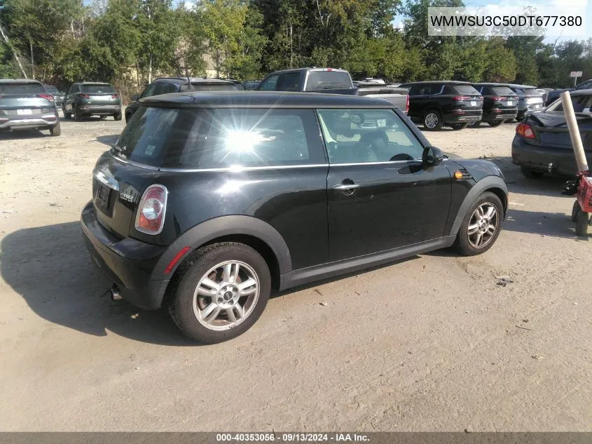 2013 Mini Hardtop Cooper VIN: WMWSU3C50DT677380 Lot: 40353056