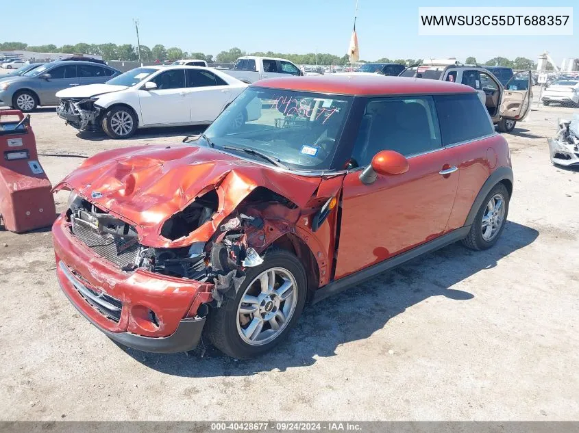 WMWSU3C55DT688357 2013 Mini Hardtop Cooper