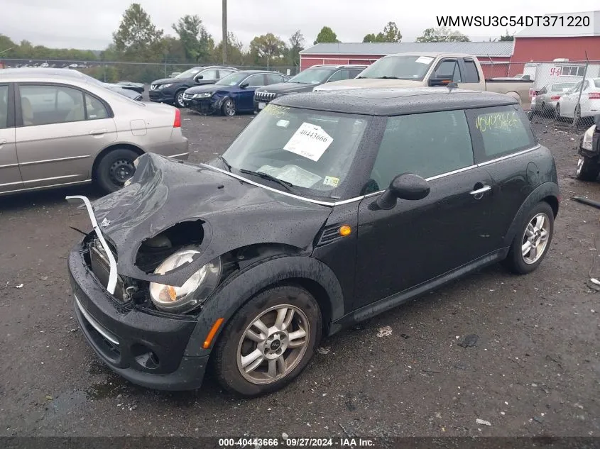 2013 Mini Hardtop Cooper VIN: WMWSU3C54DT371220 Lot: 40443666