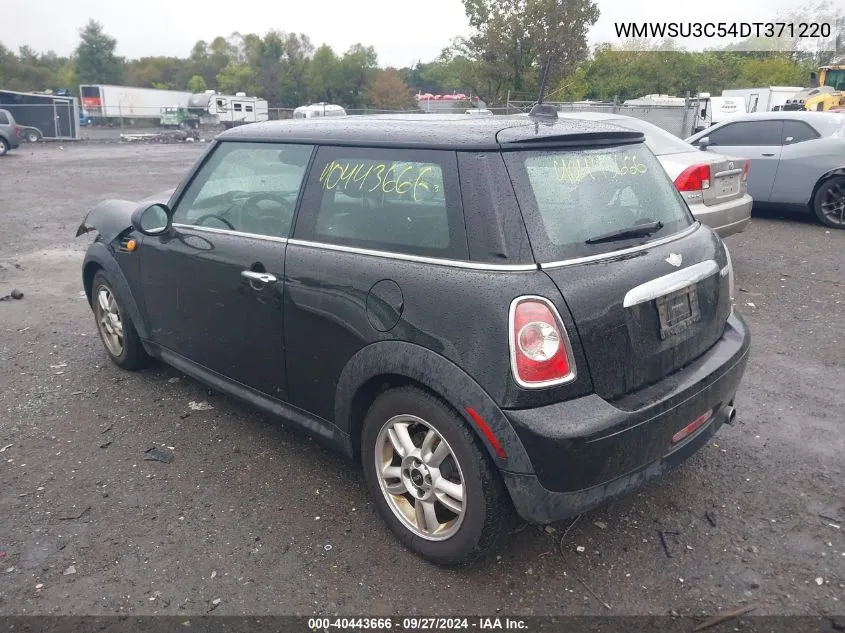 2013 Mini Hardtop Cooper VIN: WMWSU3C54DT371220 Lot: 40443666